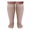Compression Socks -Knee High Wide Calf - 20-30mmhg - up to 7XL - Beige - 6XL