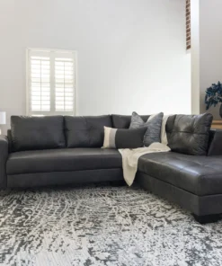 Contour Daybed Right Hand Facing in Fabric, Grey