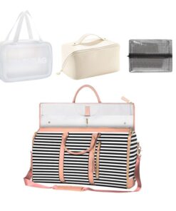 Convertible Garment Duffle Bags For Travel Suit Travel Bag For Women - Black