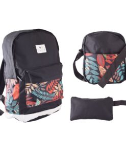 Cool Kids 3-Piece Backpack Set - Black