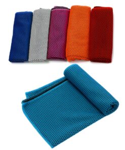 Cooling Towels Multicolored Ice Towel Instant Chilly Towel for Sports - 6-Piece