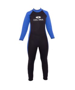 Coolwave Children's Full Wetsuit - Blue/ Black - L