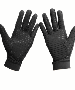 Copper Infused Compression Gloves for Arthritis and Joint Pain - L