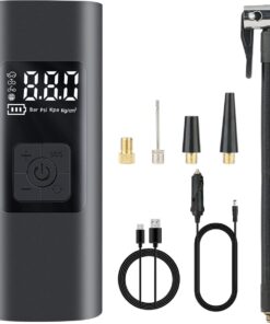 Cordless Car Tire Inflator Bike Electric Tire Inflator 2 Way Power supply