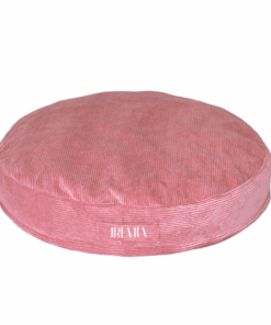 Corduroy Extra-Large 120CM Iremia Dog Bed Sofa With Washable Zip Cover - Coral Rose