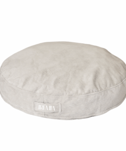 Corduroy Large 100CM Iremia Dog Bed Sofa With Washable Zip Cover - Platinum Silver