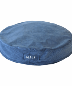 Corduroy Small 60CM Iremia Dog Bed Sofa With Washable Zip Cover - Azure Blue