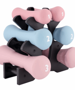 Core Movement Studio Dumbbell Set + 3 Tier Rack