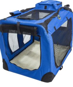 Cosmic Pets Collapsible Pet Carrier - Large (Blue)