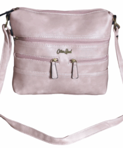 Cotton Road 3 Front Zip Slingbag - Pink