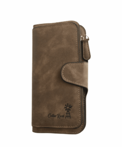 Cotton Road - 4 Sections Wind Pump Wallet - Brown