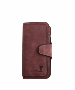 Cotton Road - 4 Sections Wind Pump Wallet - Maroon