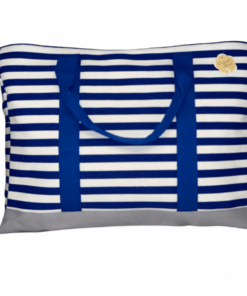 Cotton Road Beach Bag - Blue, Grey