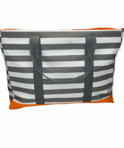 Cotton Road Beach Bag - Grey, Orange