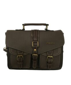 Cotton Road Classic Shoulder Handbag - Coffee