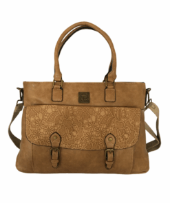 Cotton Road - Elegant Women Laptop Bag - Khaki
