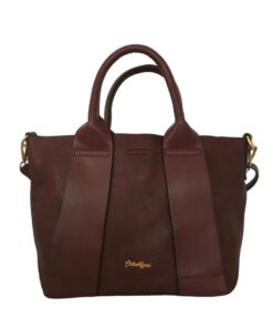 Cotton Road Fashion Shoulder Handbag With 3 Sections - Purple