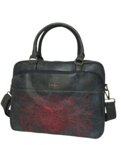 Cotton Road - Heart Laptop Bag Waterproof - Navy
