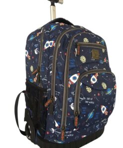 Cotton Road - High Quality Rainproof School Bag With Laptop Compartment 40L - Navy