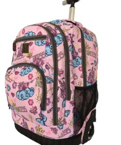Cotton Road - High Quality Rainproof School Bag With Laptop Compartment 40L - Pink