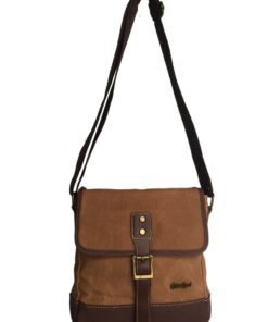 Cotton Road - Sling Canvas Handbag - Brown