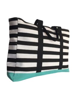 Cotton Road- Soft Canvas Beach Bag 20L - Black