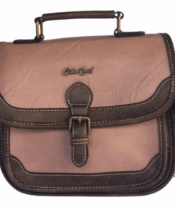 Cotton Road Vintage Crossbody with Front Buckle - Pink