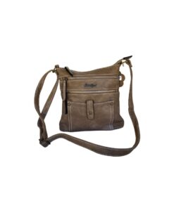 Cotton Road Zipped Crossbody Bag - Khaki