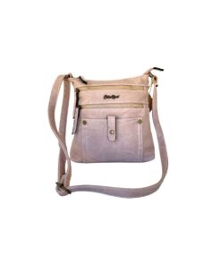 Cotton Road Zipped Crossbody Bag - Pink