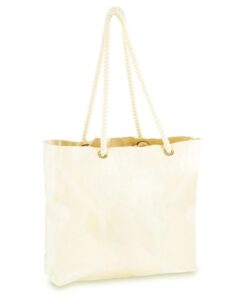 Cotton Rope Handle Beach Bag
