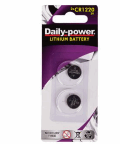 CR-1220 3V Lithium Batteries - Pack of 2