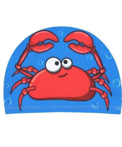 Crab - Fabric Swim Cap