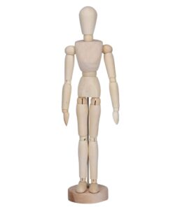 Craft Decor Nordic Wooden Rotatable Manequin Ornament