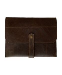 Crazy Cow Leatherware - 11" Timeless Tablet Sleeve - Dark Brown