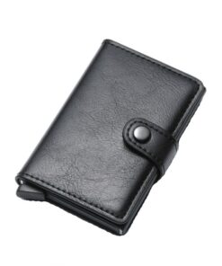 Cre8tive PU Leather RFID Pop-Up Wallet - Black