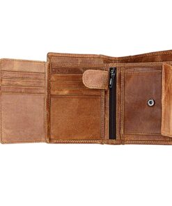 Cre8tive PU Leather RFID Wallet - Brown
