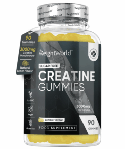 Creatine Monohydrate Gummies Natural Lemon Flavoured 3000mg