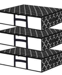 Creative Deco Set Of 3 Underbed Premium Storage Bags - Closet Organisers