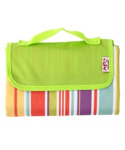 Creative Living Outdoor Camping Picnic Blanket Extra Large 145 x 200 cm - Rainbow Strip