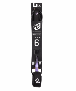 Creatures Comp 6 Surfboard Leash - Black Lavender