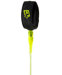 Creatures Comp 6 Surfboard Leash - Lime Speckle Black