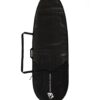 Creatures Fish Icon Lite 6 Surfboard Leash'3" Surfboard Cover Bag - Black Silver