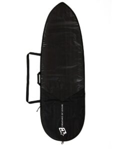 Creatures Fish Icon Lite 6 Surfboard Leash'3" Surfboard Cover Bag - Black Silver