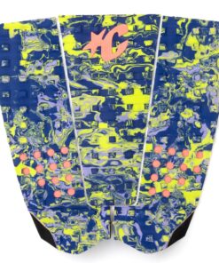 Creatures Italo Ferreira Lite Ecopure Surfboard Traction Pad - Dark Blue Lavender Lime Swirl