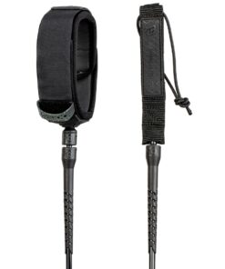 Creatures Longboard Knee 9 Surfboard Leash - Black Black
