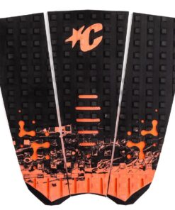 Creatures Mick Fanning Loc-Lite Ecopure Surfboard Traction - Black Fade Fluro Red