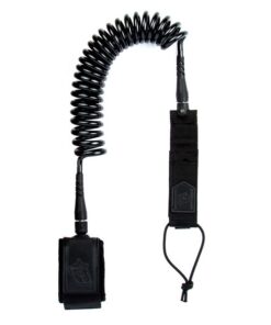 Creatures Sup Ankle Coil 10 Leash : Black Black (LSCA910BKBK)