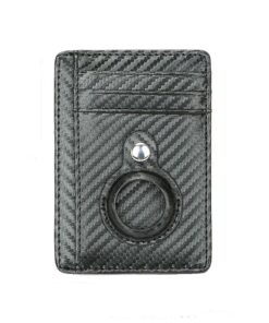 Credit Card Holder with Airtag Slot Rfid Wallet Money Clip for Men