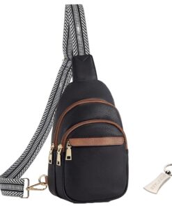 Cross Body Bag - Blake - With Stylingo Keyring - Black