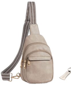 Cross Body Bag - Blake - With Stylingo Keyring - Taupe Choc